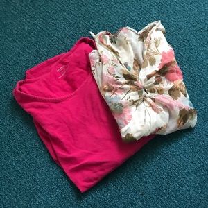 Lot of 2 Motherhood maternity tops